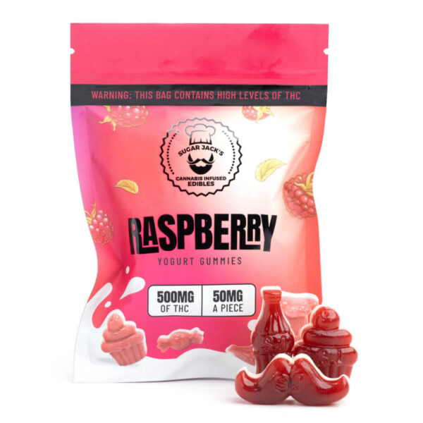 THC Gummies Australia - Sugar Jacks 500mg THC Yogurt Gummies